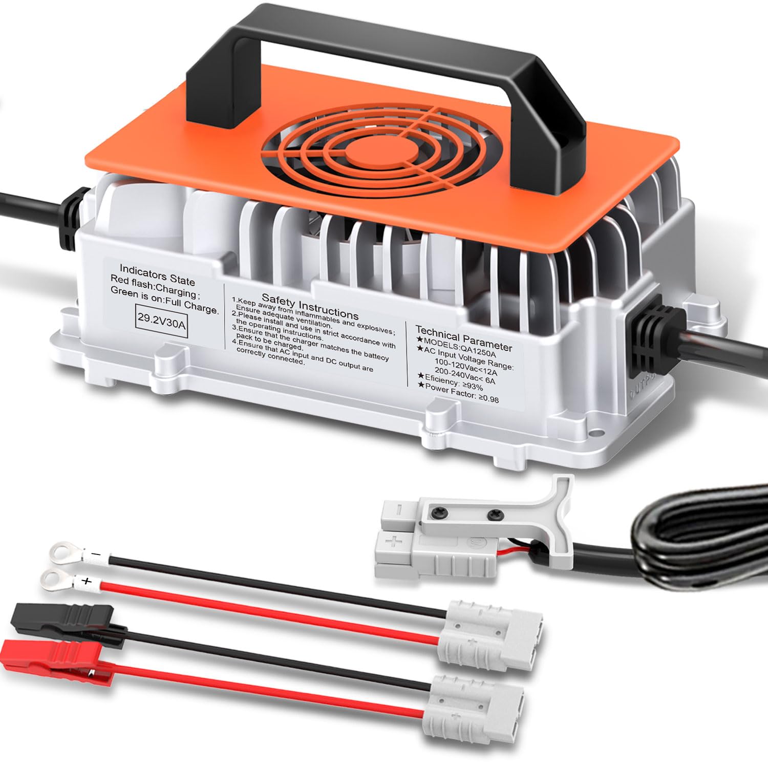 Amazon.co.jp: 29.2V 30A LiFePO4 リン酸鉄リチウムバッテリー充電器
